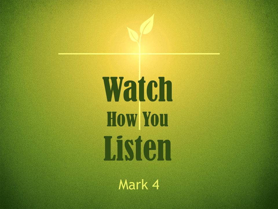 Watch How You Listen