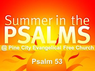 Summer in the Psalms- Psalm 53