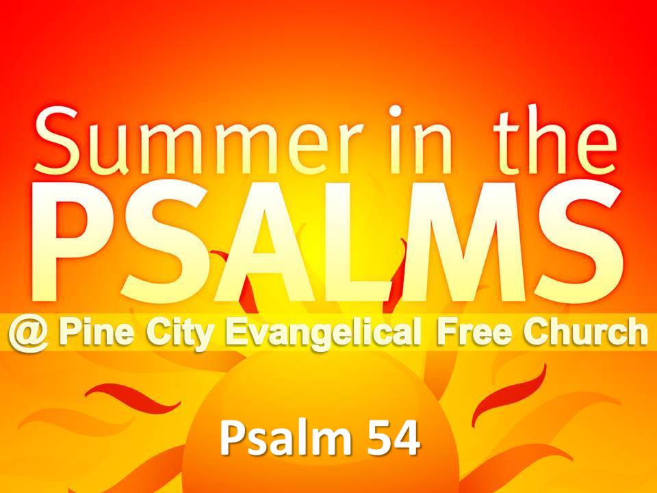 Summer in the Psalms- Psalm 54